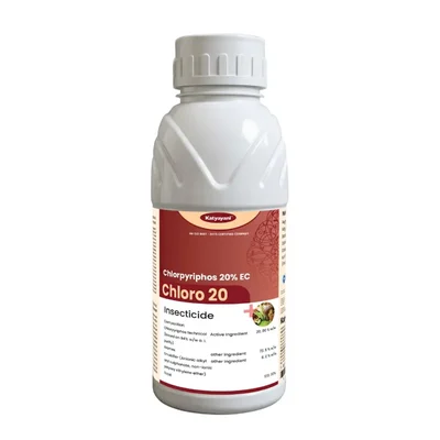 Katyayani Chloro 20 | Chloropyriphos 20 % EC | Chemical Insecticide Suitable For Various Crops (Quantity-1 L ( 1 L x 1 ))