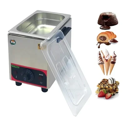 ADORMA CM 15 SGL Stainless Steel Chocolate Melter, 300W with 1 Year Warranty