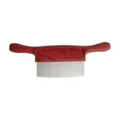Smart Chef 6 Inch Stainless Steel Chopping Board Scraper with Red Handle, Bench Dough Cutter Spatula (HS10401)(Pack-1 pc)