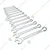 Chrome Plated Combination Spanners 12 Pcs Set (6,7,8,9,10,11,12,13,14,17,19,22 mm)