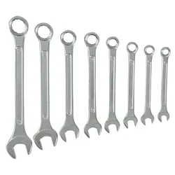 Globus Combination Spanner Set of 8 (Chrome matt Finish) (358)