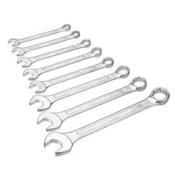 Jhalani Chrome Plated Combination Spanners 8 Pcs Set (8,9,10,11,13,14,17,19 mm)