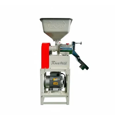 Rice Mill with 3 HP Motor, 120-150 kg/hr Production Capacity