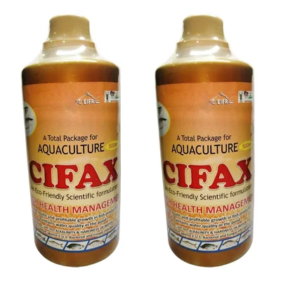 CIFAX 500 ml Fish Medicine - Fish Health Management (Pack of 2) for Pond Water Quality Management