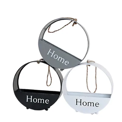 Set of 3 Decorative Circular Wall Hanging Home Planters Pots , Used for Home Decoration Purpose