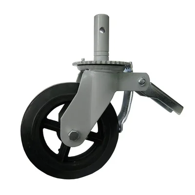 Premium Quality 150 x 50 mm CI Rubber Scaffold Castor Wheel