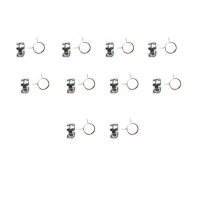 Clamp (OIL PIPE-BIG) (10 Pieces) For 4 Stroke 178F Engine Power Weeder | E12858055