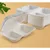 Premium 10x6 inch 2 Compartment Bagasse Clamshell Take Out Food Containers  for Food Packaging and Takeaway(Pack-25 pcs)