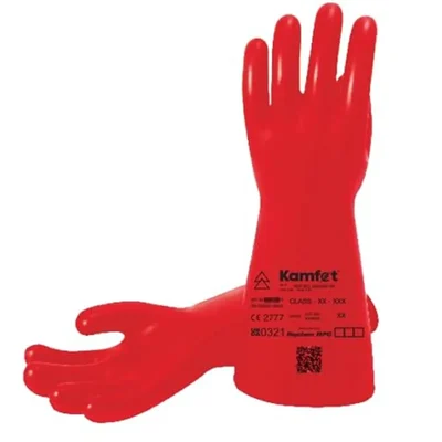 Raychem Class 2 Electrical Hand Gloves | Working Up To 17000 AC / 25500 DC  ( 1 Pair )