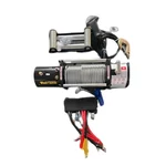 Boltz 13000 lbs ( 5897 Kg ) 12 V Battery Operated Winch With 15 m Wire Rope & 6.5 HP Motor For Car, Jeeps
