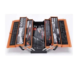 Hukums Cantilever Metal Tools Box With 84 Pcs Tools Set