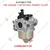 Classic Carburetor Assembly For 4 Stroke (168FB / 170F) Petrol Power Tiller / Cultivator, E12857859