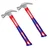 EMTOP pack of 2, 450g Claw Hammer with Fiberglass Handle (EHAMCH1601)