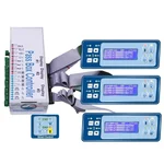 LuxMed Pass Box Controller Clean Room Door Interlocking Two LCD Display Two 300LBS Padlock Two SS Switch Sensor