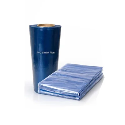 HORECA 110mm x 500m High Tensile PVC Heat Shrink Roll for Product Packing & Secure Industrial Packaging, Crystal Clear