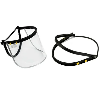 Udyogi FC 58 With E3 Carrier 1.0mm UV Protection Full Face Visual Safety Shield
