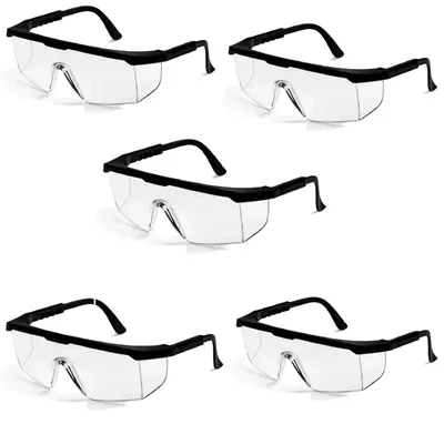 Super Safety Water & Dust Resistant Protective Goggles for Industrial Works(Pack-5 Pcs)