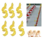 S Shape 10 pcs Clips for Waterline Pipe of Poultry Chicken House
