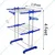 Heavy Duty Big Wings 2 Layer Cloth Drying Stand,Stainless Steel Body, 4 x 2.5 Feet (Height x Width)