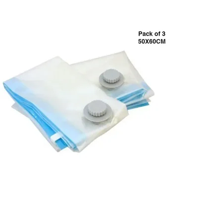 3 Pcs Cloth vacuum storage bags(Size-50X60CM)