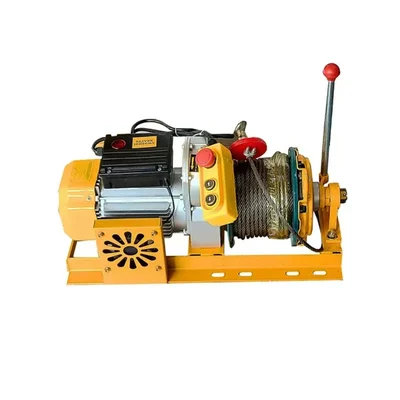 Crossbee Heavy Duty 1000 KG capacity 5 Hp Electric Clutch Winch With 8 MM & 40 meter Wire Rope