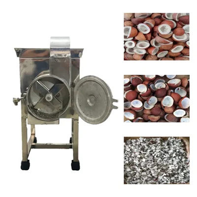 Stainless Steel 2 HP Coconut Copra Cutter, 90 kg/hr