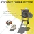Stainless Steel 2 HP Coconut Copra Cutter, 90 kg/hr