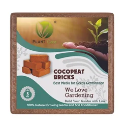 PLANT CARE Highly Effective 5 kg Cocopeat Brick for Plants and Vegetables | Suitable for Garden and Nursery