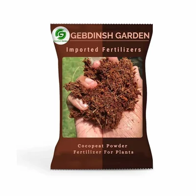 GEBDINSH 500g Cocopeat Powder Moisture Retaining Soil Substrate Medium for Garden Use