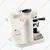 COFFEE MART Paio White Colour Espresso Coffee Machine with Built in Coffee Grinder for Home and Small Café use