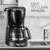 De'Longhi Black Filter 10-Cup Drip Coffee Maker,1000W