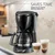 De'Longhi Black Filter 10-Cup Drip Coffee Maker,1000W