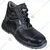 Coffer Safety M1013 Hi-Ankle Safety Shoe, ISI Marked & Dual Density PU Sole Black(Size-5)