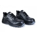 Coffer Safety M1022 Geniune Leather Safety/Casual Shoes For Mens - Black Color