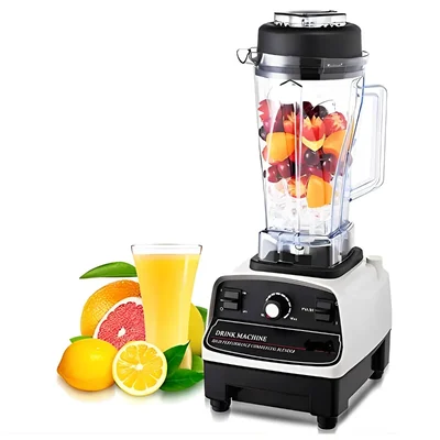 Commercial 2 Liter Bar Blender for Milk Smoothies Shakes and Blending, 1500 Watt