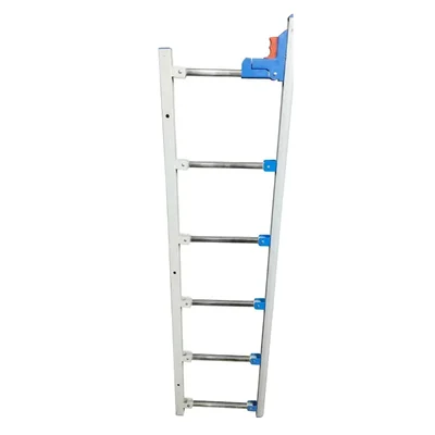 Luft India 5 Feet Aluminum Steel Finish Collapsible Railing For Hospital Bed