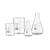 SBT Instruments Borosilicate 3.3 Glass Beakers 100ml, 250ml and Conical Flask 100ml, 250ml with & Graduation Marks