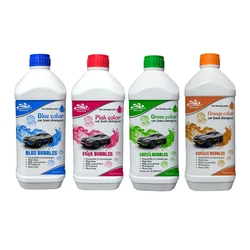 Uniwax 1 kg Each Colored Car Foam Shampoo Set - Blue, Green, Pink, Orange 