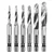 Premium Quality 6 Pcs 1/8 inch - 3/8 inch Combination Drill and Tap Bit Set
