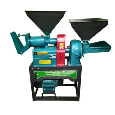 Subhamjyoti 6N40 Combined Rice Mill And Pulverizer With 3HP Motor, 150 Kg/hr Rice & 35 Kg/hr Flour