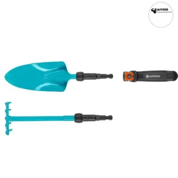 Jaiveer Combo of 2 Garden Tools - Combisystem Hand Towel and Hand Rake | Used for Effective Gardening