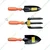 Globus Garden Tool Combo Kit, Fork, Big and Small Trowel (Set Of 3 Pcs) For Cultivating The Soil and Weeding