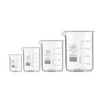 SBT Instruments Borosilicate 3.3 Glass Beaker 25ml, 100ml, 250ml, 500ml with Graduation Marks for Laboratory