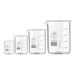 SBT Instruments Borosilicate 3.3 Glass Beaker 25ml, 50ml, 100ml, 1000ml with Graduation Marks for Laboratory