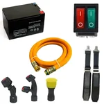 Premium Quality Accessories Kit with 12 V 8 Ah Battery , Belt, Delivery Pipe for all type of Battery Sprayer