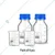 SBT Pack of 4 Pcs 500ml 2pcs Borosilicate Glass Measuring conical & 2pcs 100ml Reagent bottle