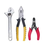 Globus 3 Pc set (5" Wire Cutter, 8" Combination Plier and 8" Adjustable Wrench) (807)
