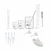 Bello Combo 20-In-1 Borosilicate Glass Beaker and Glass Stirring rod Kit