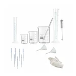 SBT Combo 20-In-1 Borosilicate Glass Beaker and Glass Stirring rod Kit