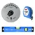 Freemans Combo Of 15 Meter Grey Magic Measuring Tape, 3 Meter Centi Flex Measuring Tape & 30Cm Spirit Level